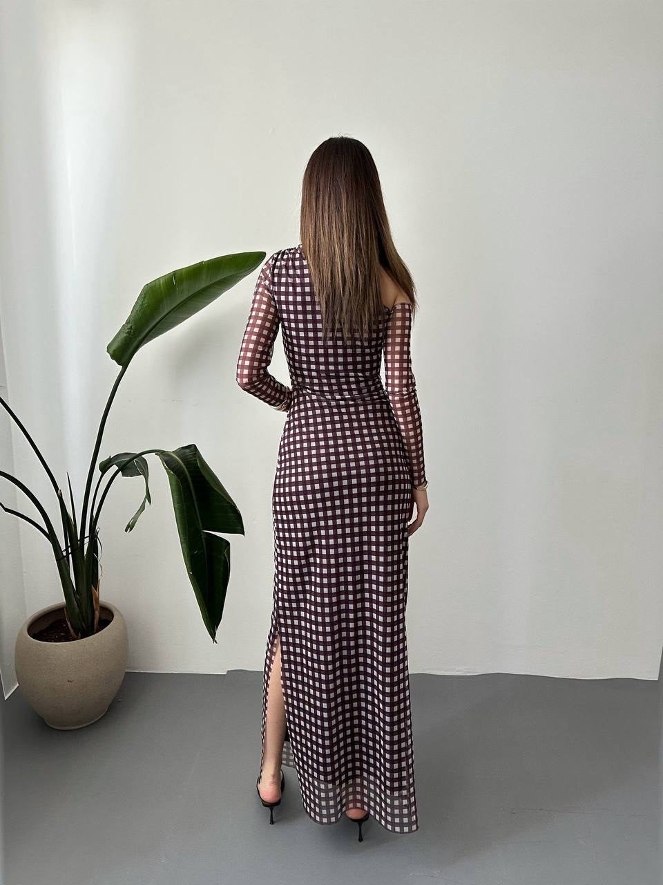 The Verona check dress
